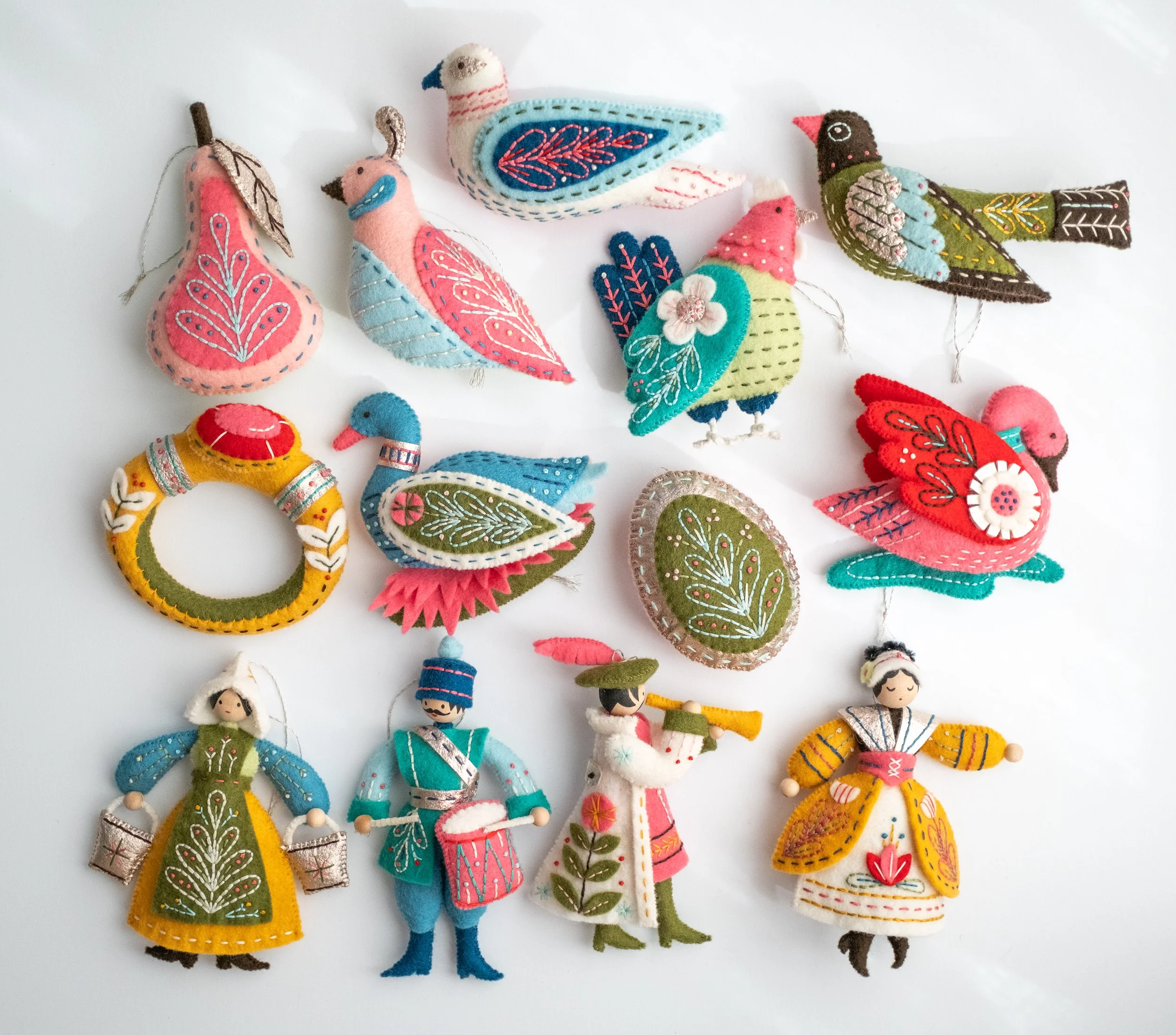 Twelve Days Ornaments — Mosey Creative